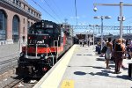 Ctrail GP40-3H # 6698 on the rear of Ctrail Train # 6454 at NHV Union Sta